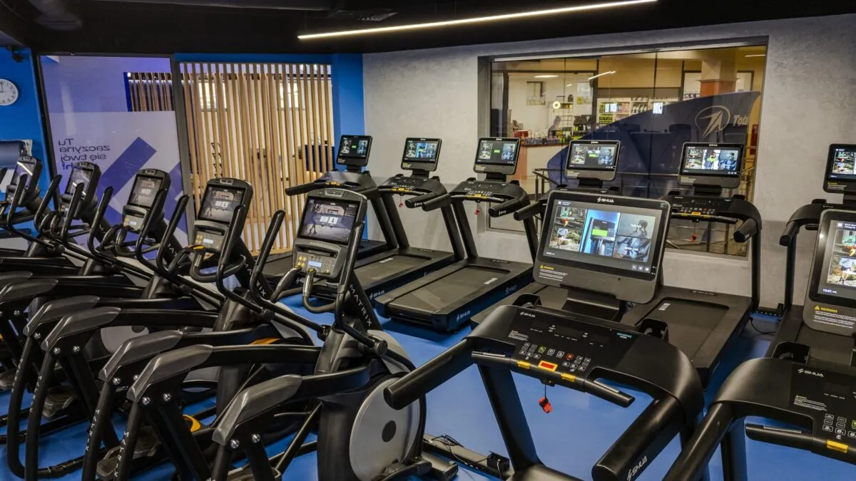 Sprzęt cardio z ekranami w Total Active Krosno